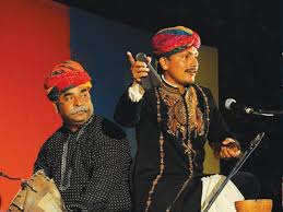 Nathoo Solanki and Chugge Khan performing at a previous edition of JLF