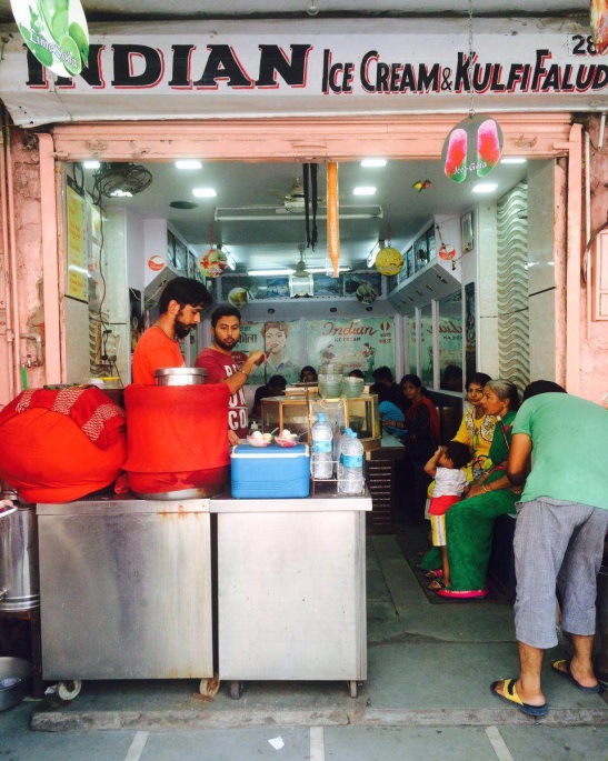 Indian Ice Cream, the oldest Kulfi Faluda shop in Bapu Bazaar