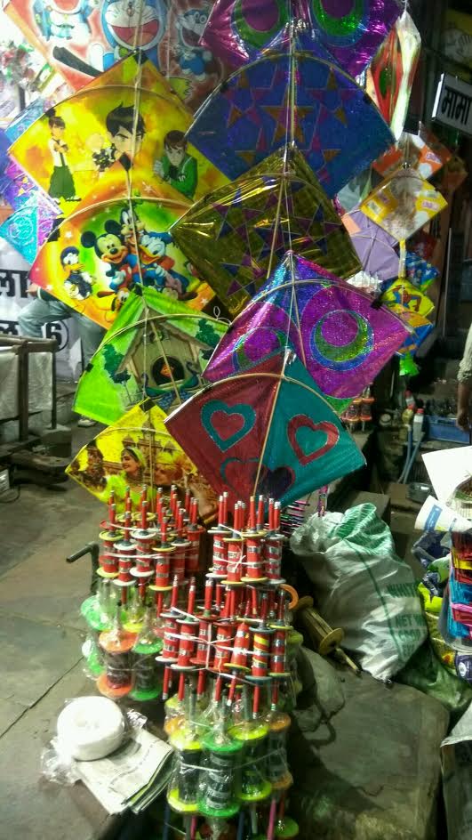 Kite market in Jaipur