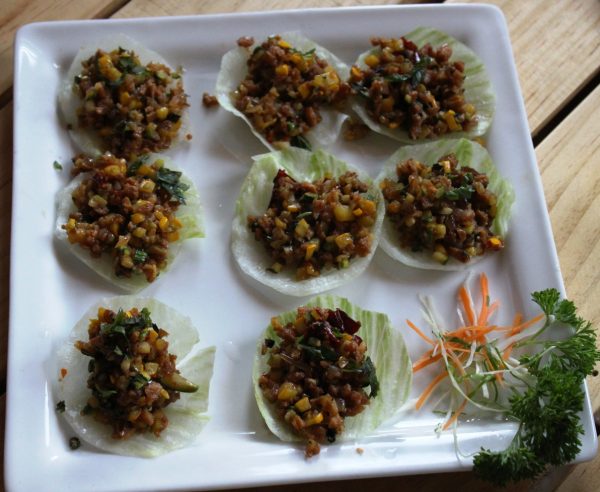Thai Basil Cups at The Good Times Cafe