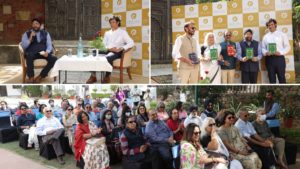 The literati of Jaipur was in for a poetic treat on Sunday afternoon as Jaipur based poet Jagdeep Singh’s poetry anthology, ‘My Epitaph’ was discussed in great detail at a session at Clarks Amer.