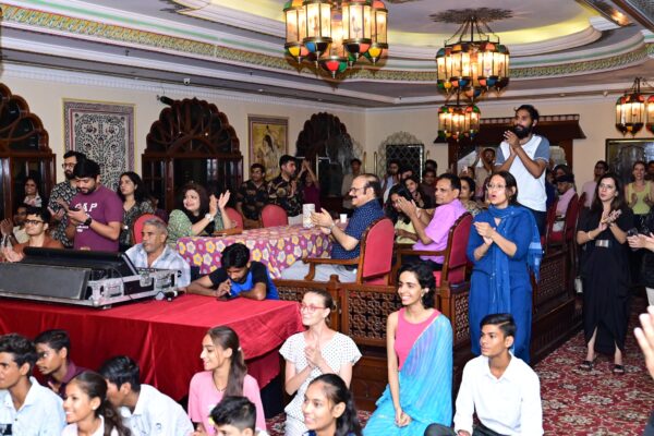 Audience enjoying jazz in jaipur 
